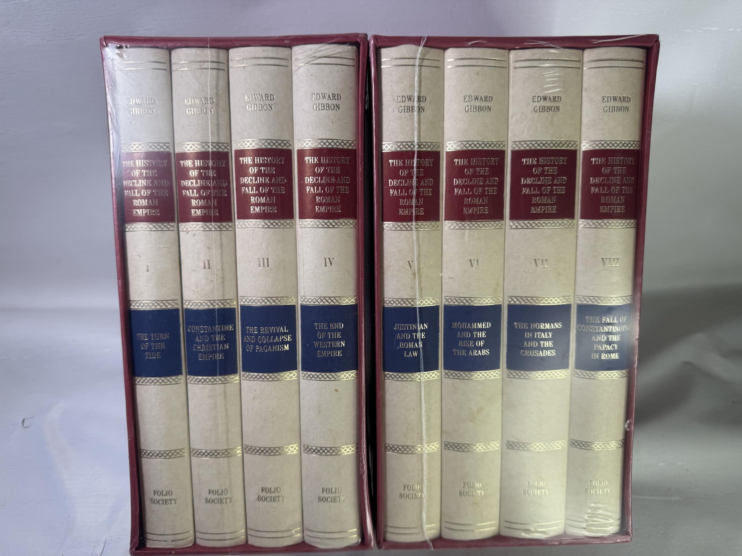 The History of the Decline and Fall of the Roman Empire (8 Volumes Set) [Hardcover] Gibbon, Edward