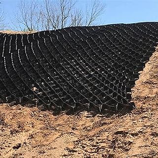 Gravel Ground Grid Driveway Grids Garden Shed Base Grid,2inch High Geo Grid Polyethylene Strength Soil Foundation for Landscaping Patio Walkways, Mud Erosion Control Grids (Color : W x L, Size : 5x6