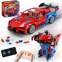 RC Car Building Kit 2-in-1 Remote Control Racing Car694PCS STEM Building Blocks Toy, Engineering Construction Set, Compatible with Lego, Gift for Kids Boys Girls Age 812