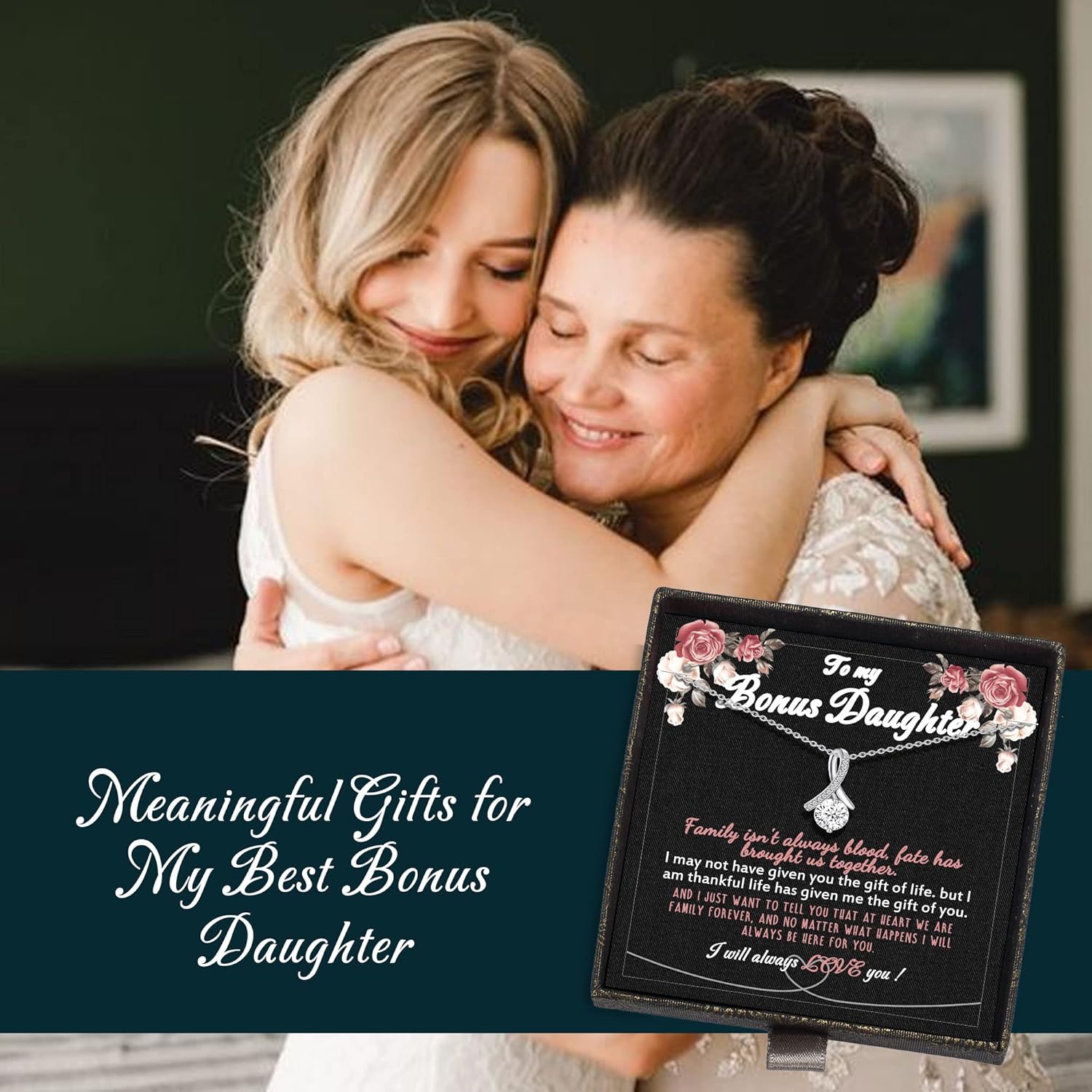 Necklaces for Women Gifts for Mom Birthday Gifts for Women Silver Necklace Daughter Sisiter Friend Gifts Jewelry - Image 2