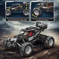 Set de construcție Mould King 18038 mașină de teren cu telecomandă, 1016 piese, control prin aplicație și telecomandă, model off-road 2