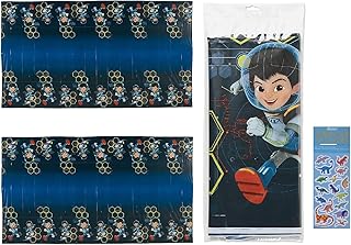 Miles from Tomorrowland Birthday Party Supplies Bundle Pack Includes Plastic Table Covers - 2 Pack