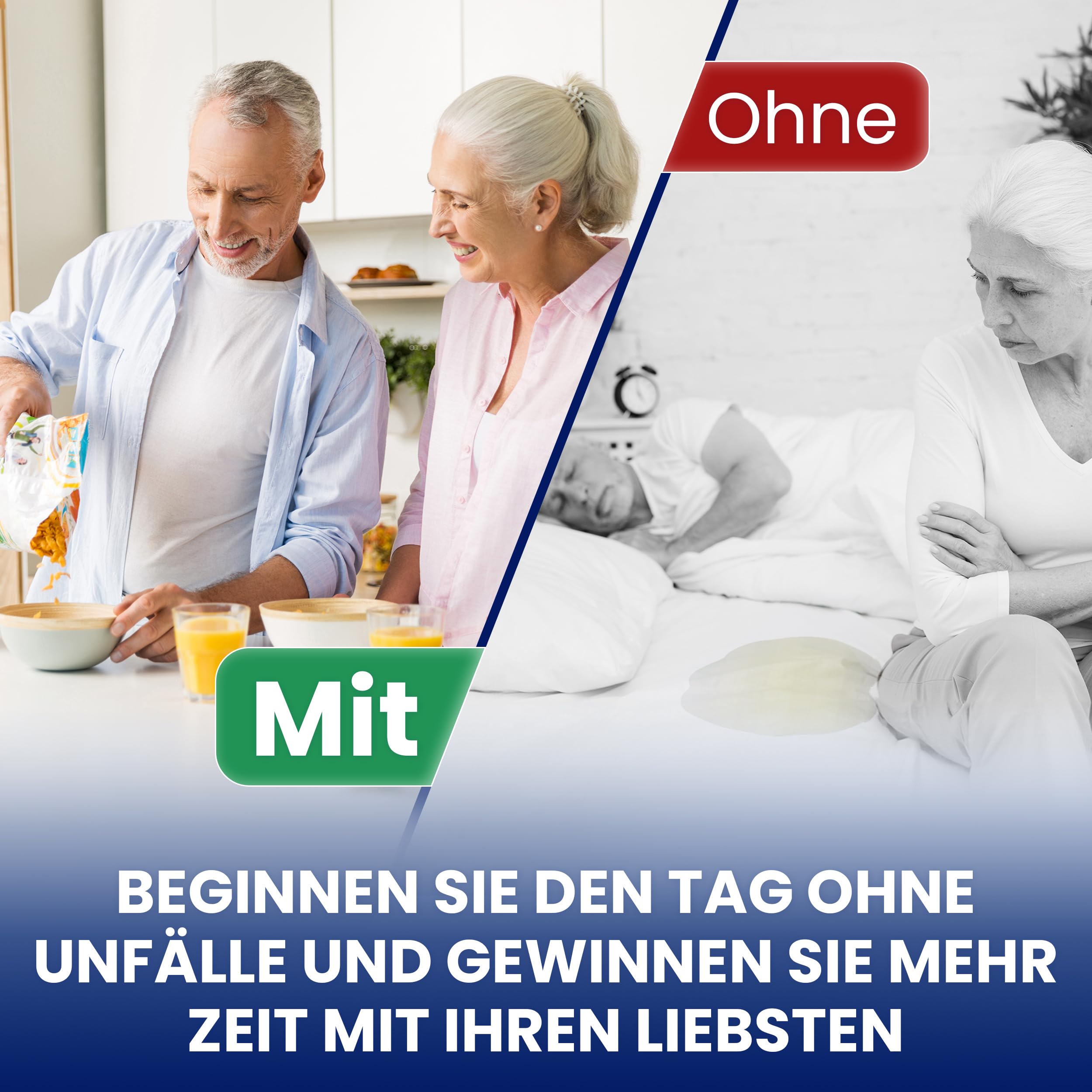 KERA® Premium Inkontinenz-Slip MAXI NIGHT - saugstarke Windeln für Erwachsene [MIT AUSLAUFSCHUTZ] - Atmungsaktive Erwachsenen Windel für die Nacht - 80 Stück - L - Vorteilspack