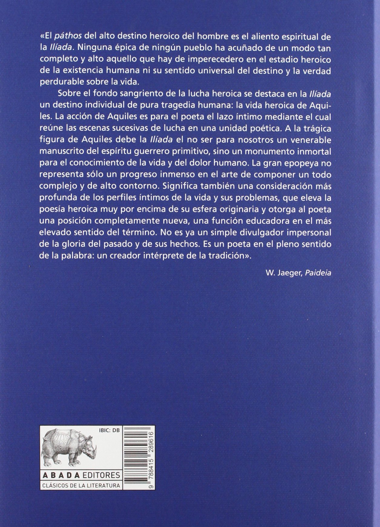 Iliada - Edición Bilingüe (Clásicos de la literatura)