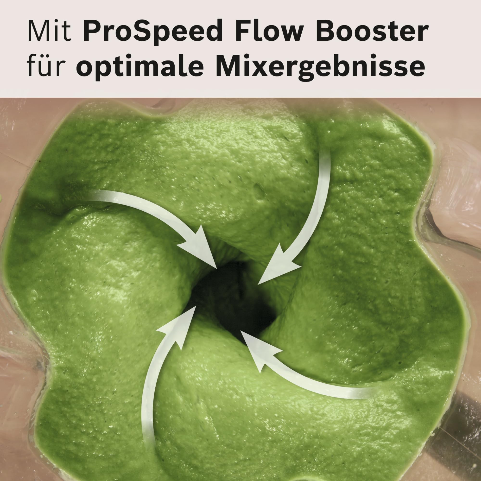 Bosch Hochleistungsmixer, Smoothie Maker, 1800W, 45.000 U-min, Programme für heiße Suppe & Reinigung, 2L, spülmaschinenfeste Teile, Made in Europe, schwarz, VitaPower Serie 6 MMB6652B