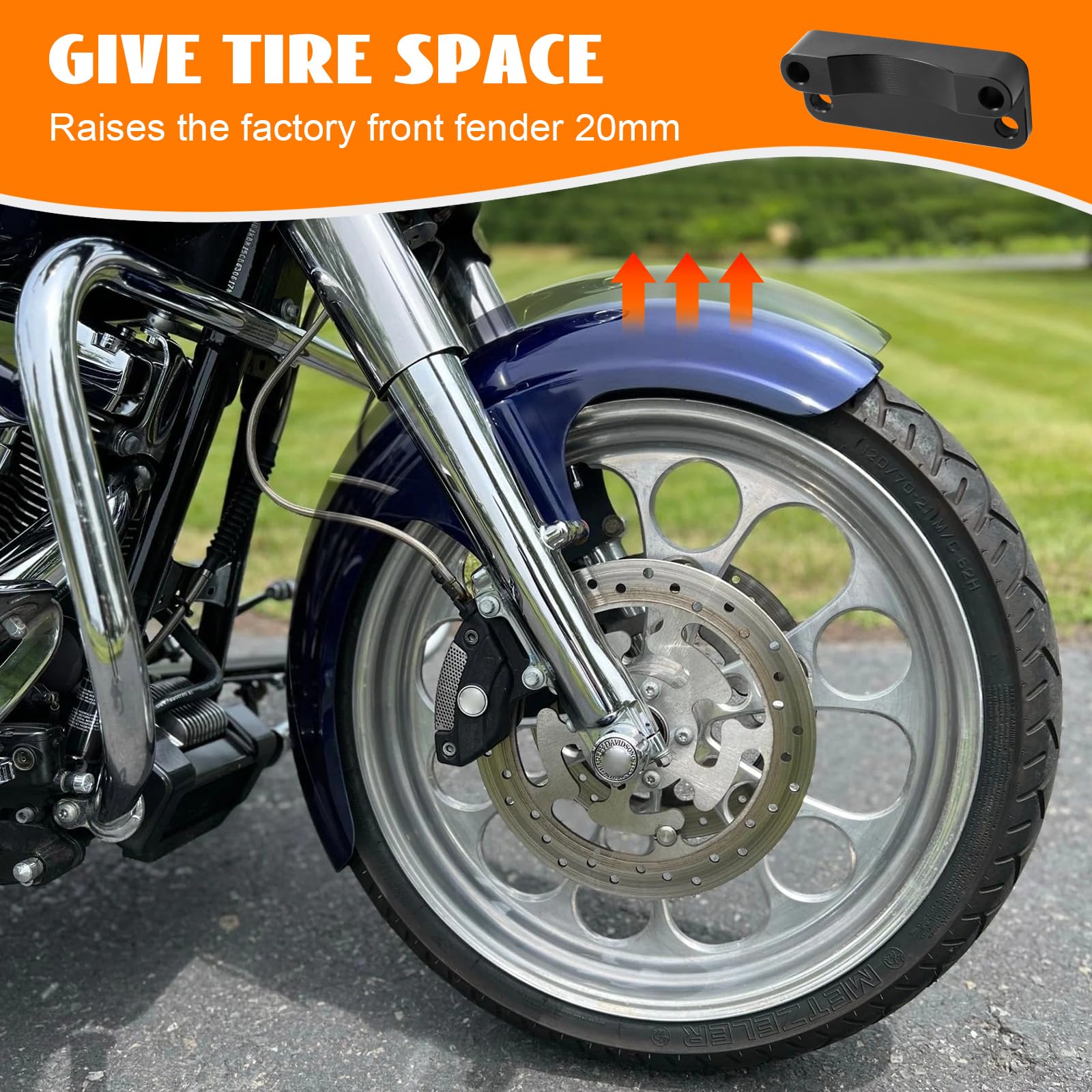 Amazon.co.jp: Eumti フロントフェンダーライザー 20mm アダプター