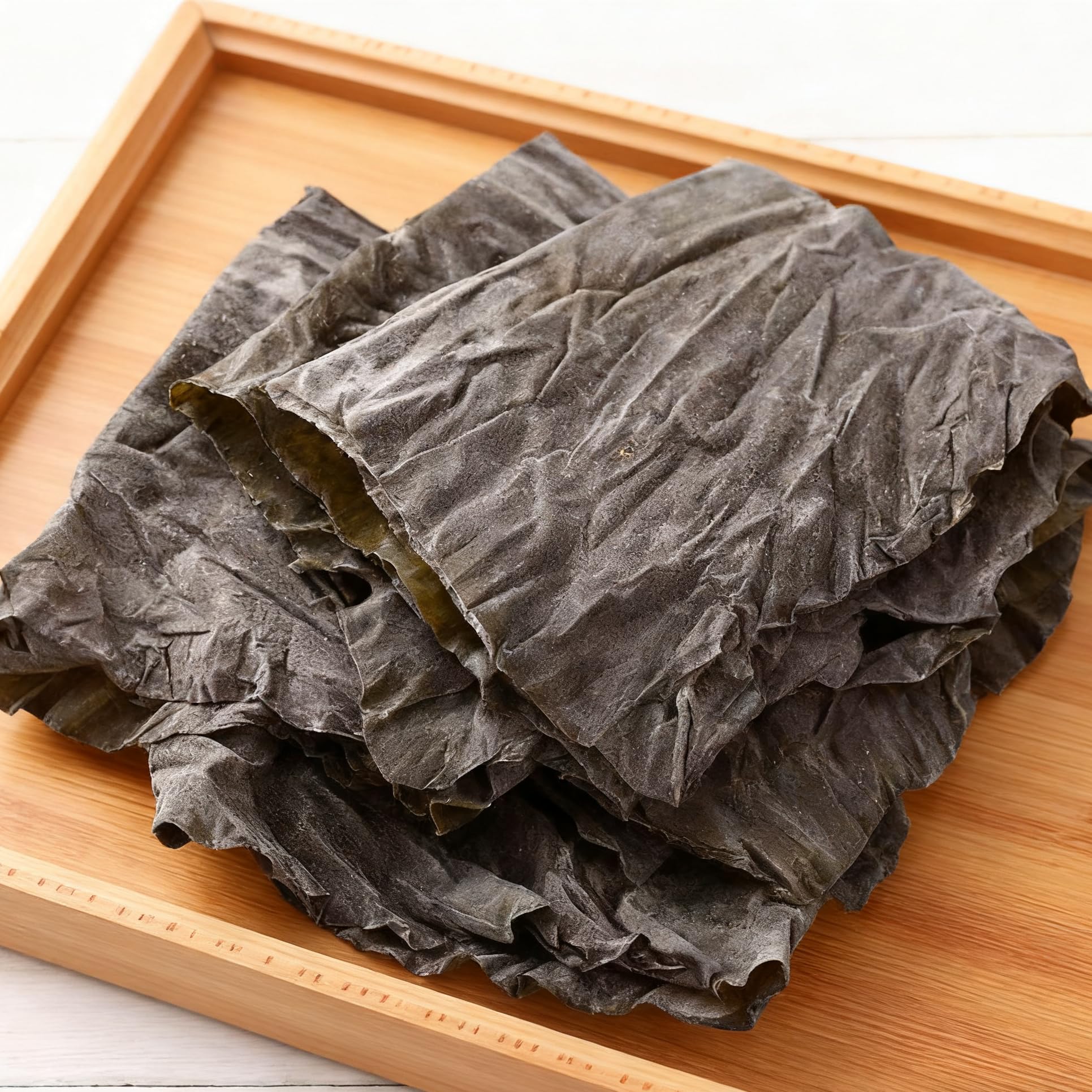Laminaria Japonica Feuille d'algues séchées pour algues, kombu, flocons de varech, feuilles d'algues (500 g)