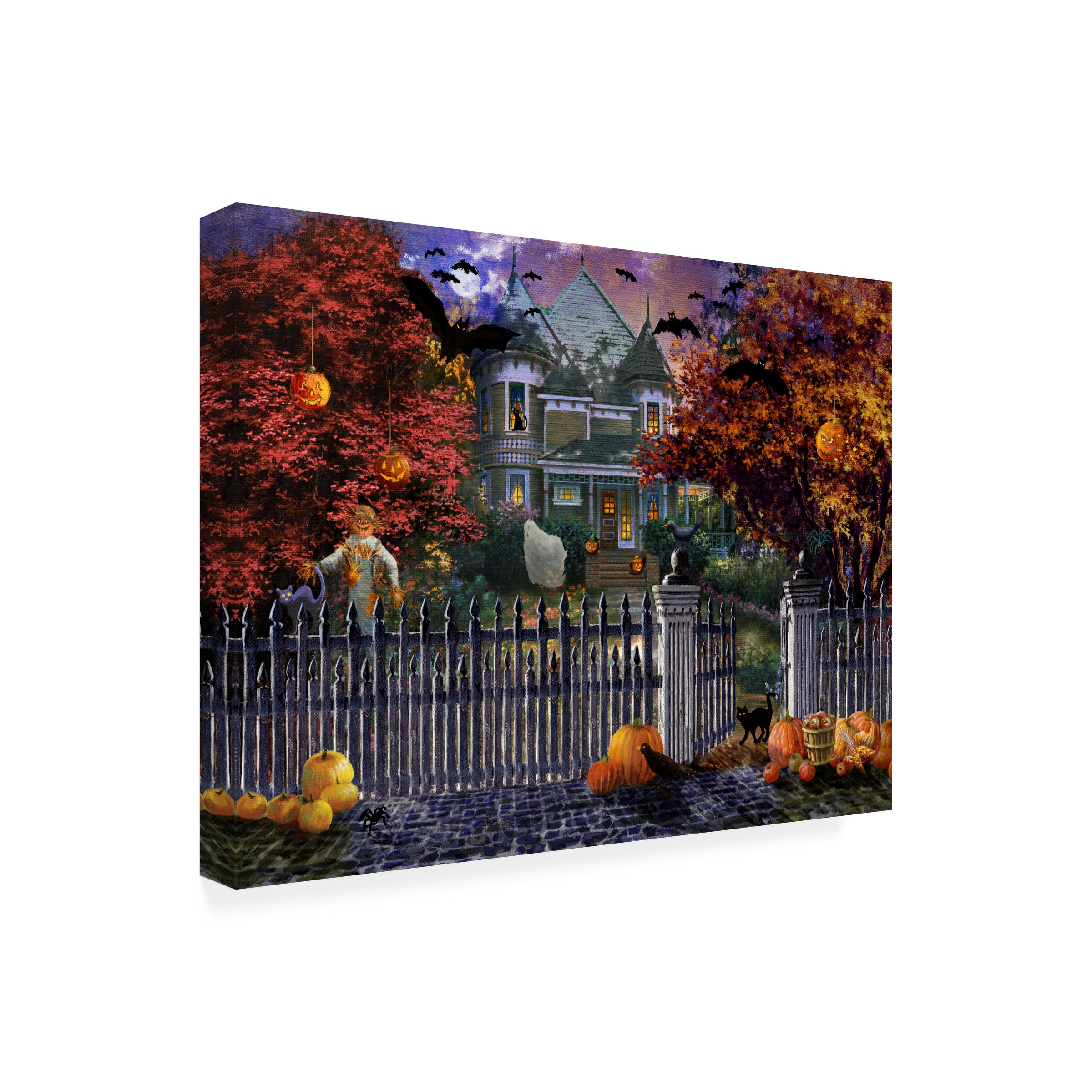 Wrapped Canvas Wall Art - Design Turnpike Wyoming Meadowlark Wall Art for Living Room Bedroom or Office D