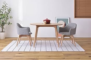 Amazon｜AZUMAYA カラメリ 回転式チェア KRM-020GY｜ダイニング