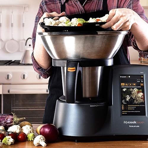 Miniatura 4 de Taurus 999251000 - Vaporera de plástico (4,5 L, acero inoxidable)