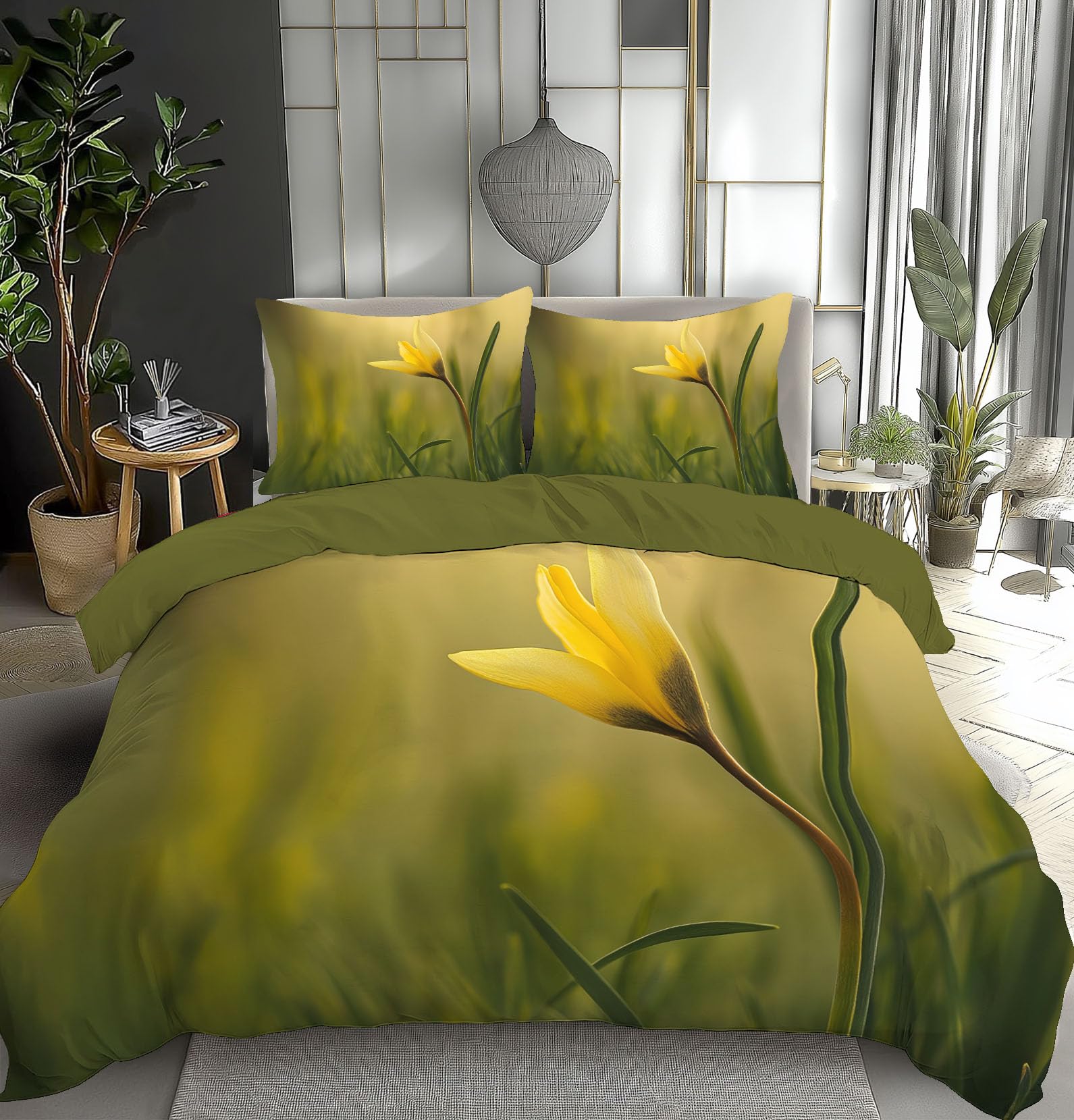 Parure de lit 220x240cm microfibre infroissable pour en finir avec le repassage