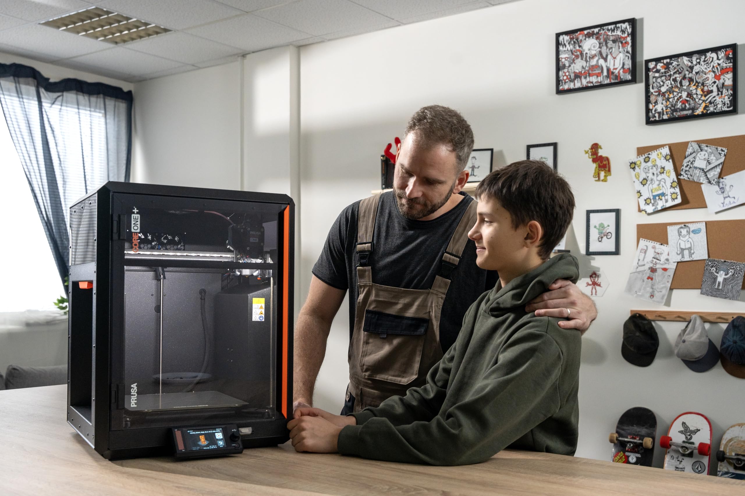 Original Prusa Imprimante 3D Core One + CoreXY pour la Maison et l'entreprise, Les Professionnels et Les débutants, buse et Filament gratuits, Fermeture Rapide et complète et prête à l'emploi, Longue