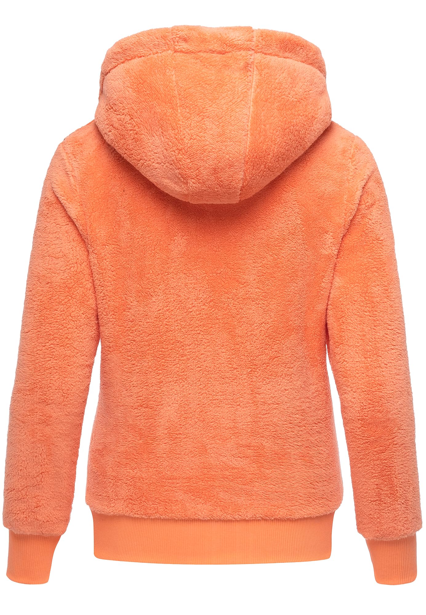 REPUBLIX Damen Teddy Sweatjacke Plüsch Hoodie Pullover Zipper Jacke RD-015
