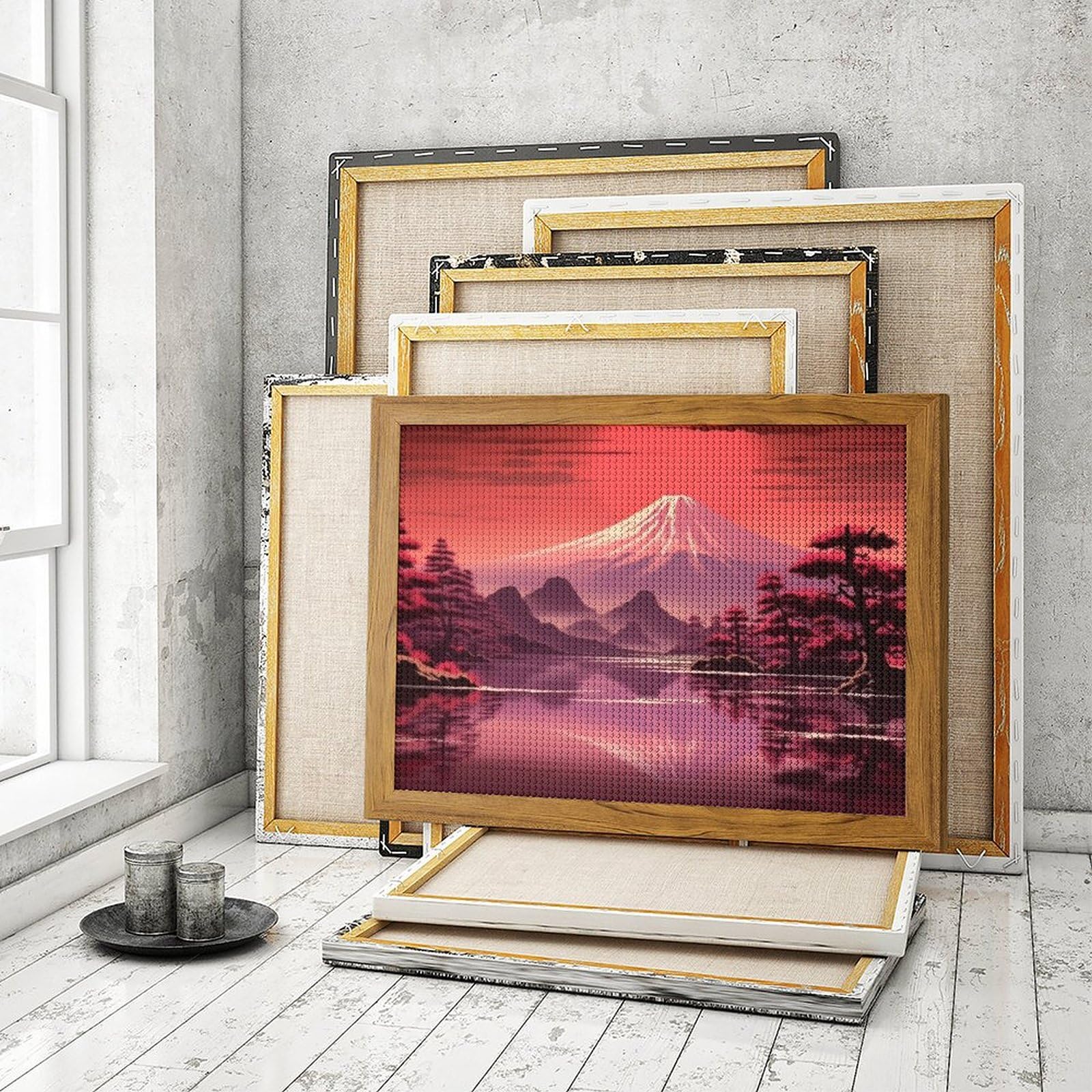 現代アート「朝日のダイヤモンドヘッド」（3D painting） 朝日のダイヤモンドヘッド」3D アート（立体アート）