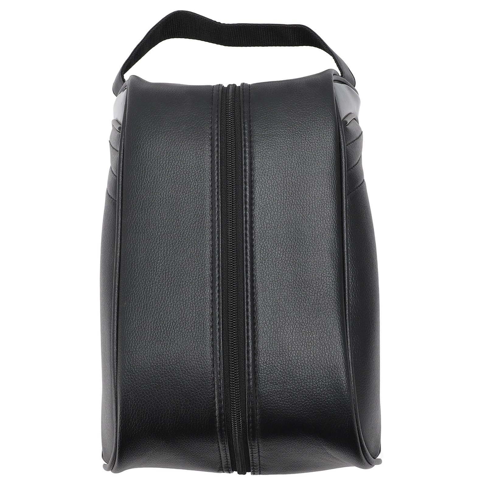 Bolsa porta zapatos de cuero PU impermeable y portátil para maleta de viaje