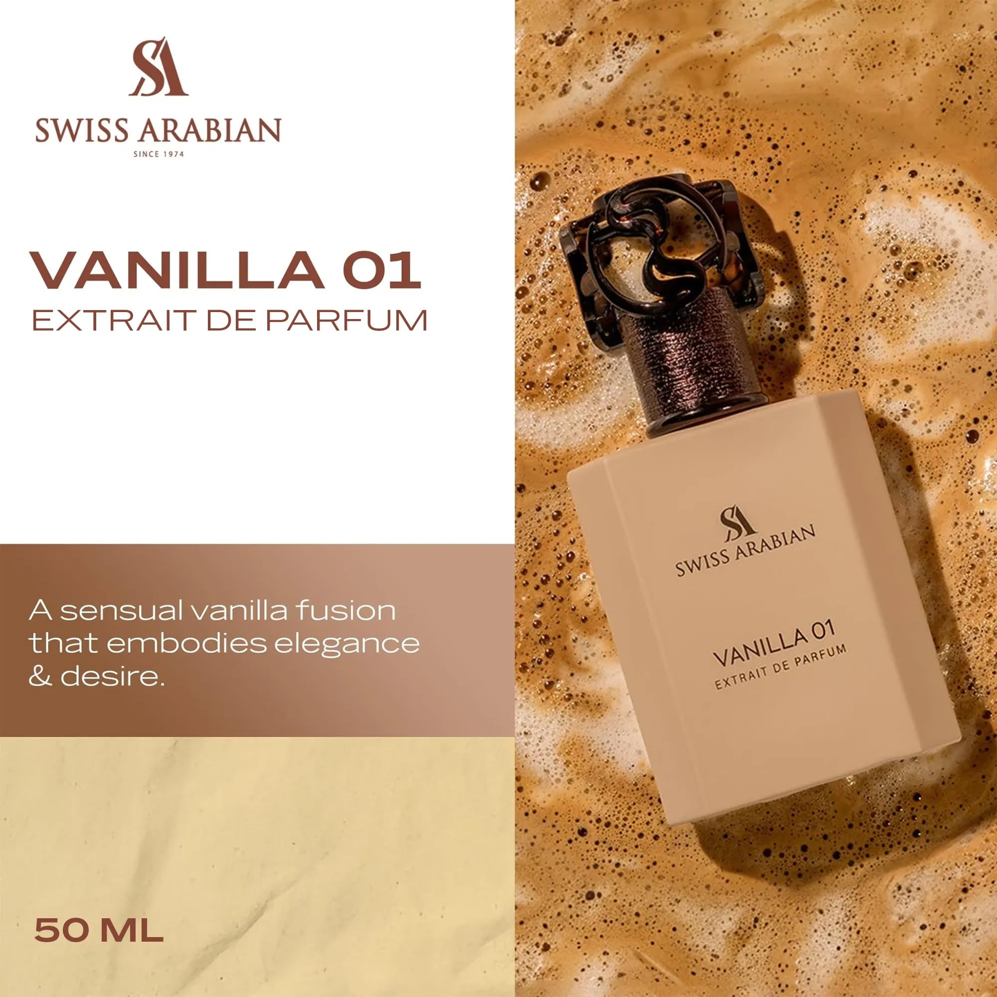 Swiss Arabian Vanilla 01 Estratto Di Fragranza 75ml