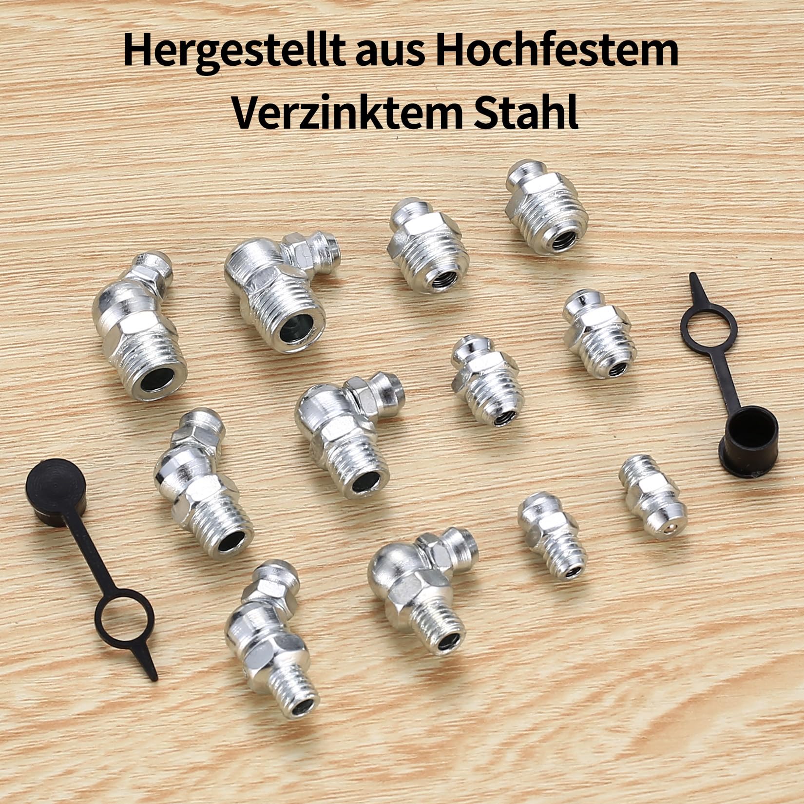 Assortiment De 130 Graisseurs Hydrauliques, 12 Types De Graisseurs SAE Zerk