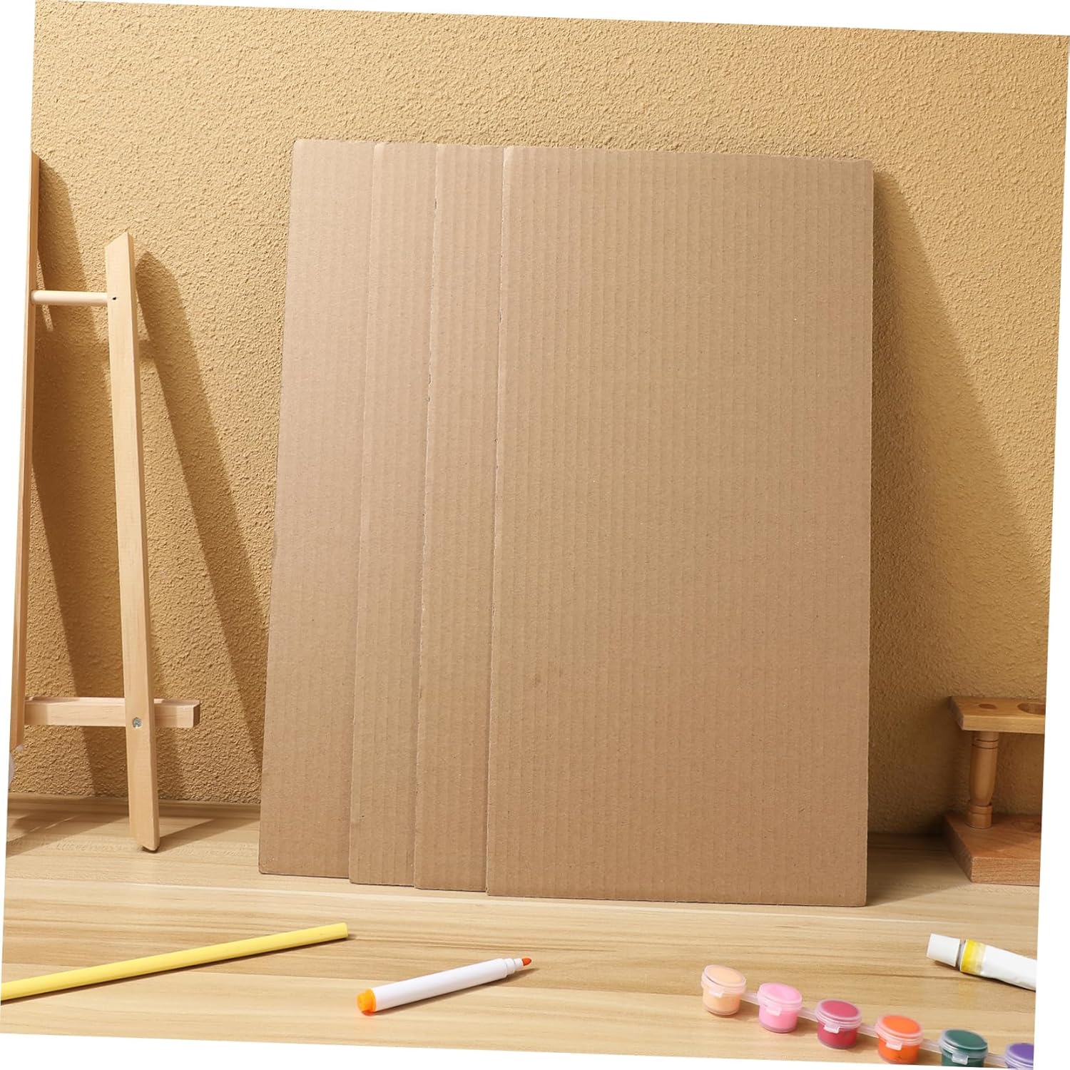 50pcs Corrugated Cardboard Sheets Cardboard Sheets for Crafts Moving Box Dividers Heavy Duty Packaging Paper