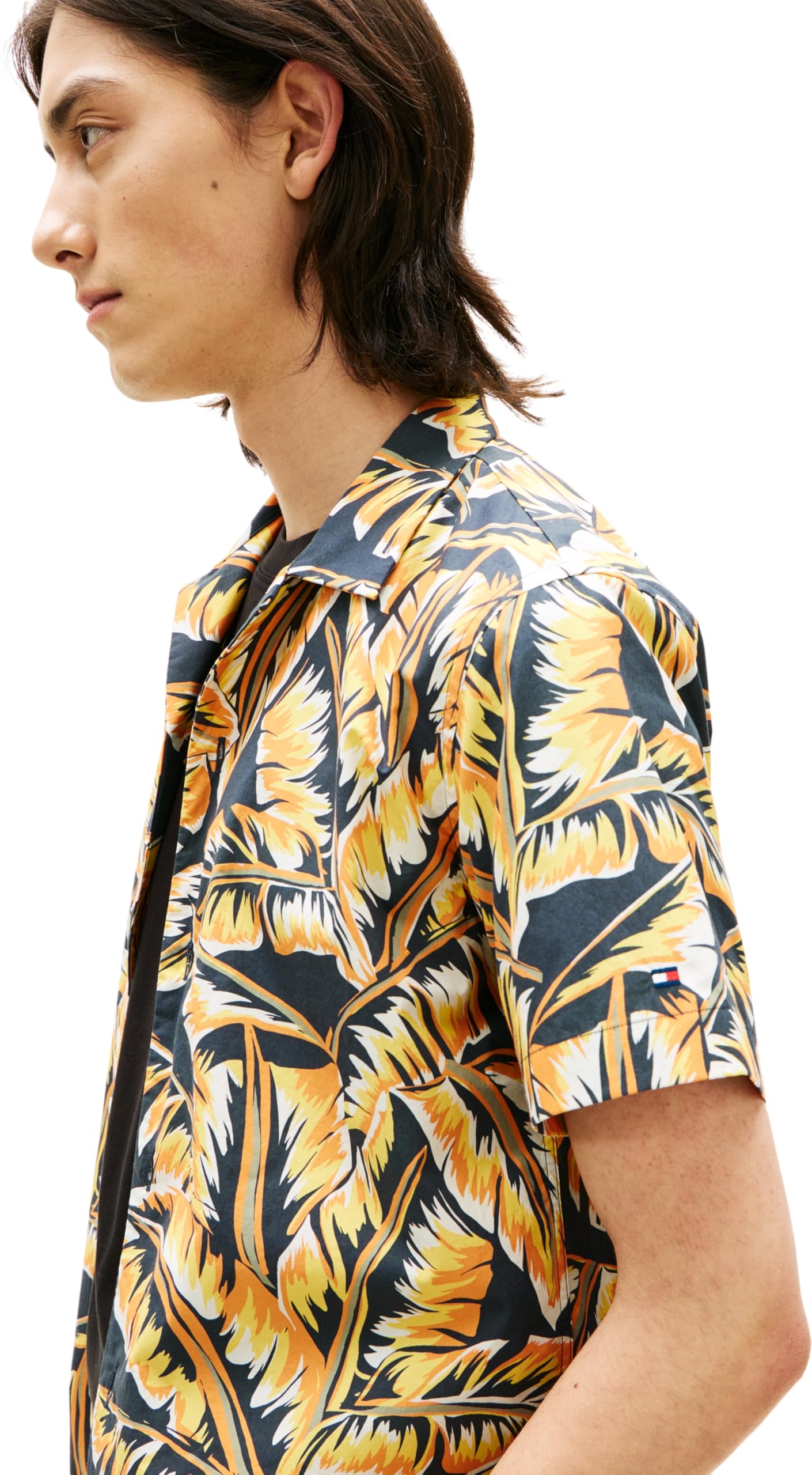 Tommy Hilfiger Papertouch Print SS RF Sht Mw0mw42413 Camisa S/S Hombre