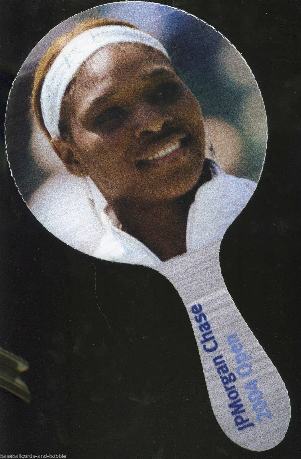 Super Rare! SERENA WILLIAMS 2004 Open JP Morgan PROMOTIONAL SGA Fan Paddle