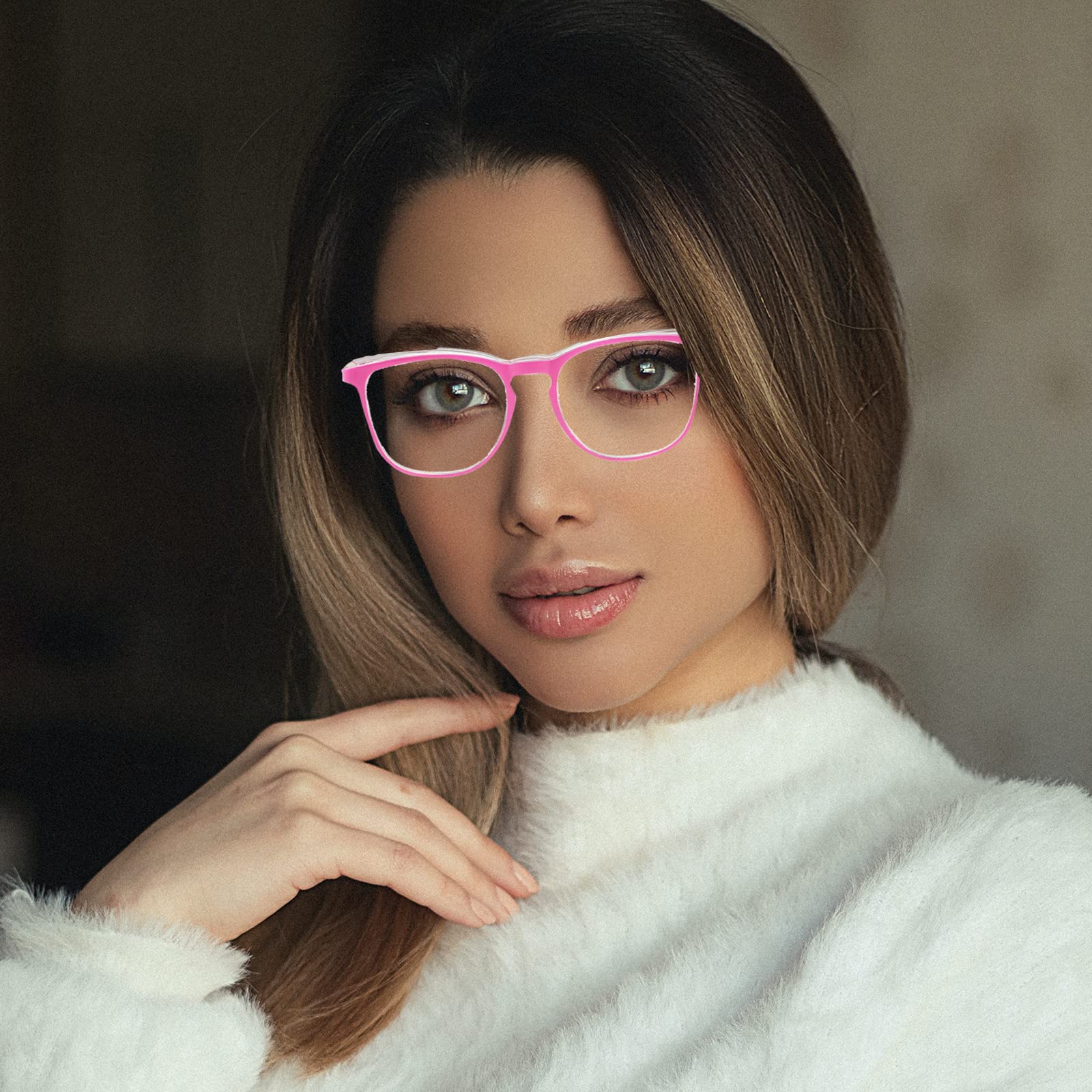 Gafas de seguridad redondas para mujeres, enfermeras, antivaho, elegantes, cómodas, con escudos laterales, protección ocular para adultos, color morado