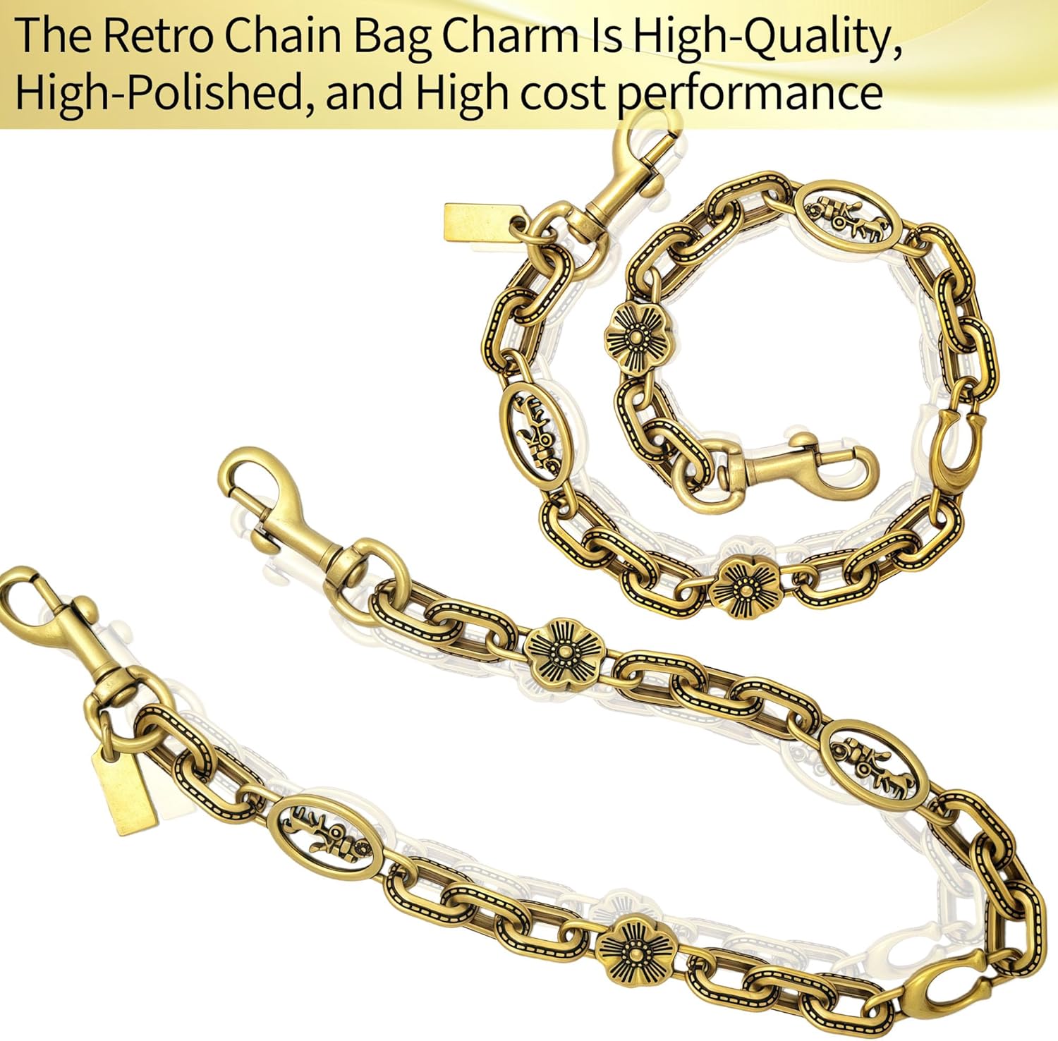 QHSOZ Bag Chain Charm, KeyChain & Charms Wallet Chain Charm - Image 3