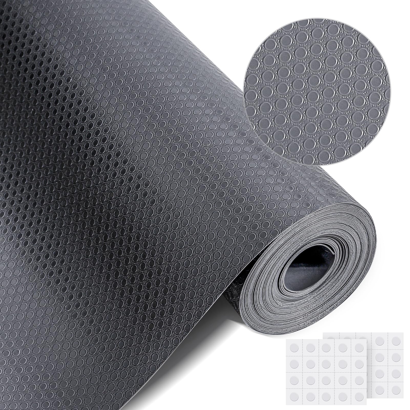 Tappetino Fondo Cassetto Moinkerin 30×300 Cm In EVA 450 G/m² | Antiscivolo E Tagliabile Per Cucina E Armadi