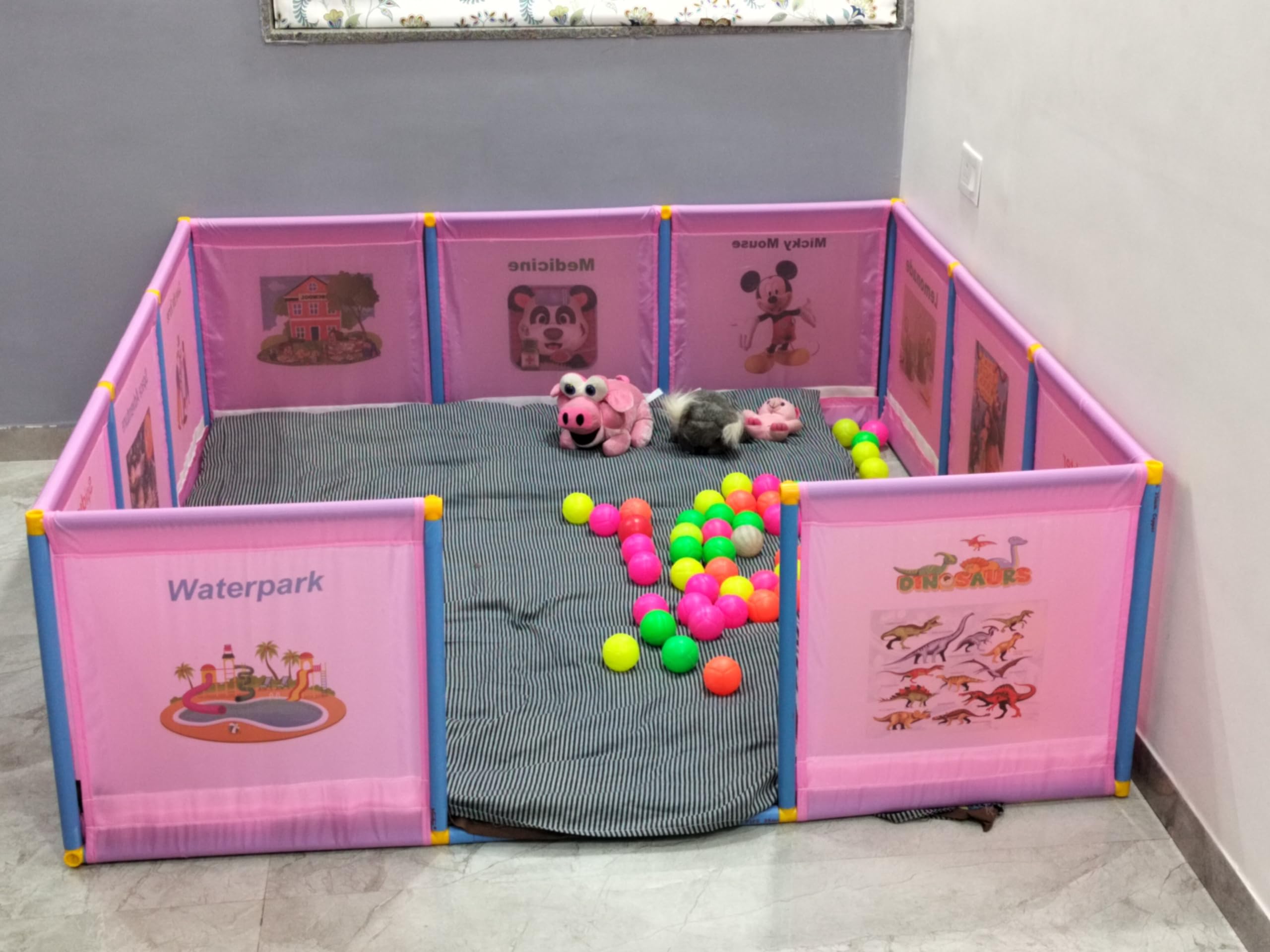Buy Hukimoyo 126 * 126cm Playpen for Babies Kids Playpen Area Indoor