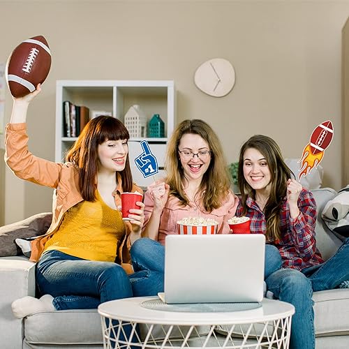 Miniatura 7 de Marco de fotos con temática de fiesta de fútbol accesorios de fútbol kit de accesorios para cabina de fotos temporada de fútbol día de juego