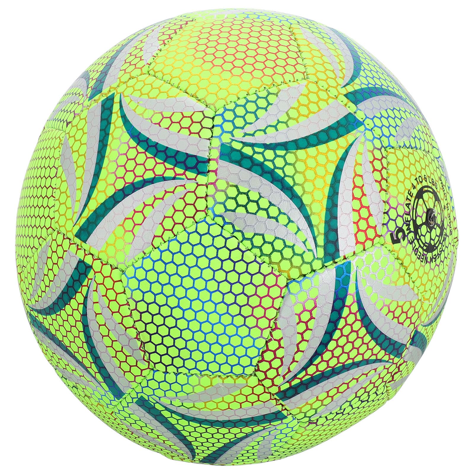 Balón de Fútbol Nocturno Resistente y Duradero Fluorescente para Entrenamiento y Partidos de Adultos y Jóvenes Seguro y Adaptable para Uso Diurno y Nocturno
