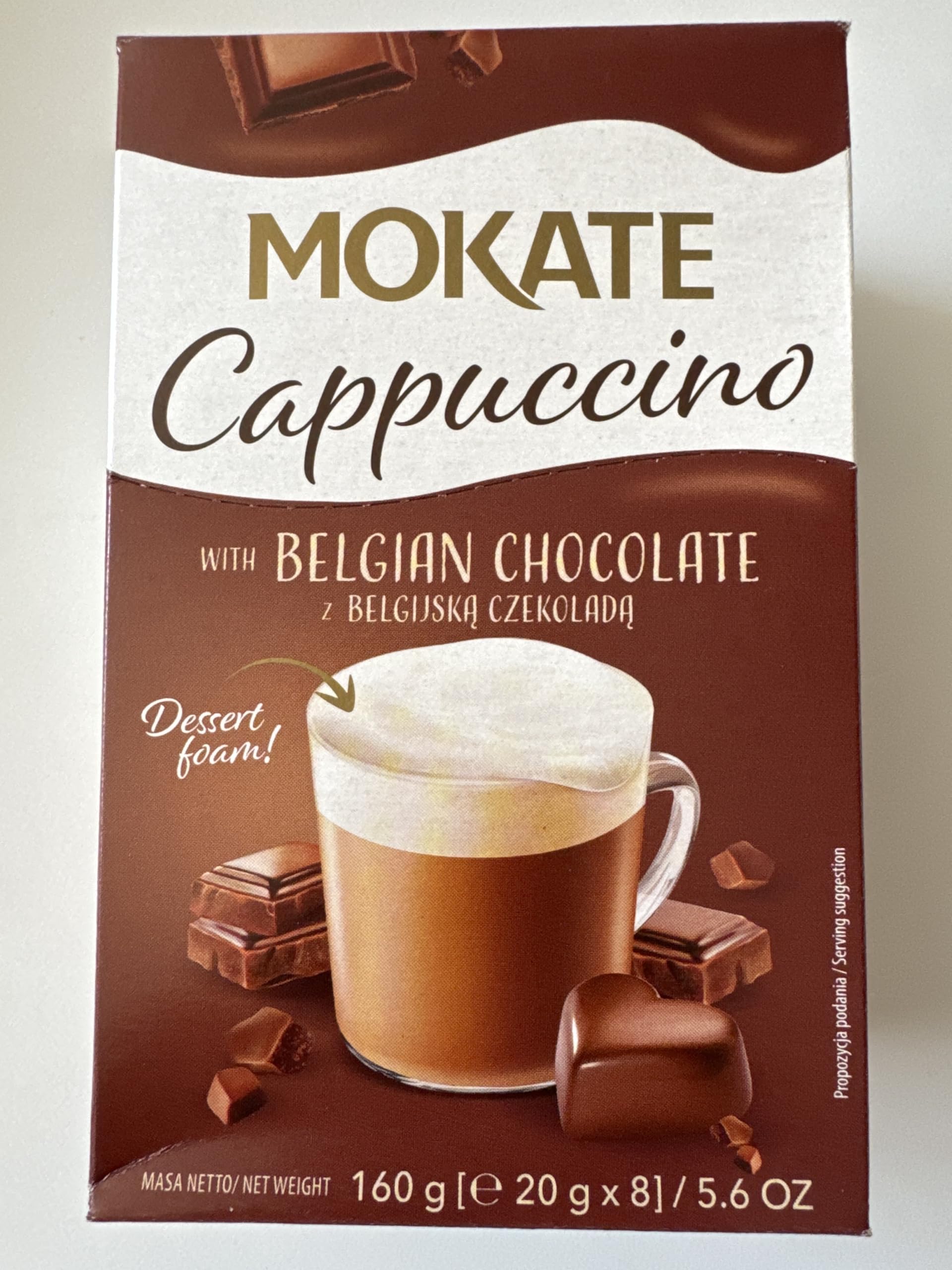 Amazon.com : Mokate Cappuccino Chocolate (150g/5.3oz) : Grocery