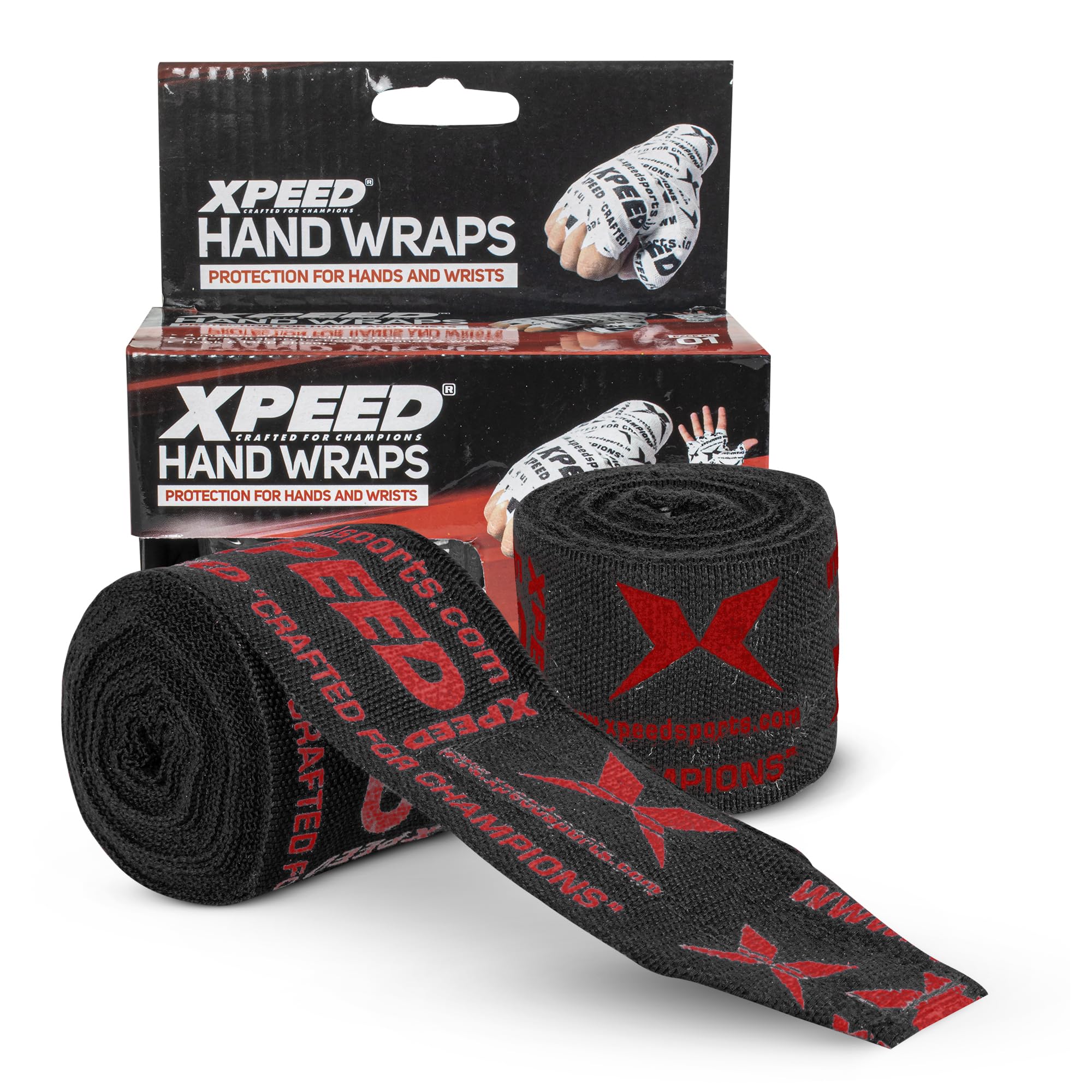 Xpeed Printed Nylon Hand Wrap (Multicolour) - 1 Pair-picture-31