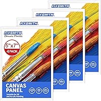 Vista 36 de FIXSMITH Tableros de lienzo para pintar de 9 x 12 pulgadas, paquete de 14 lienzos de pintura de gran valor, paneles de lienzo blanco en blanco, 100%