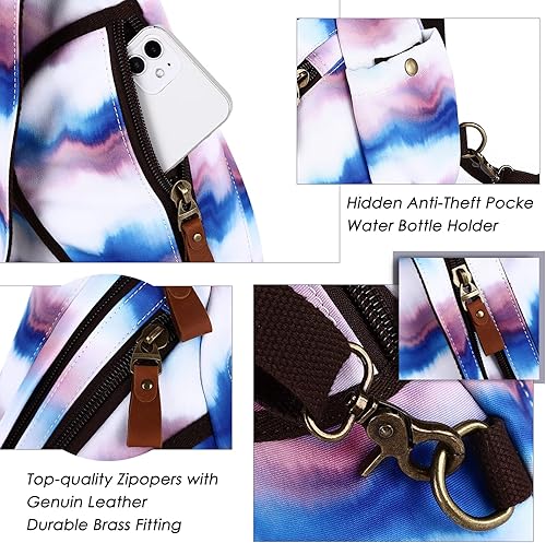 Miniatura 6 de Bolso de mensajero de lona para los hombres pequeña mochila hombro mochila mochilas de mujer