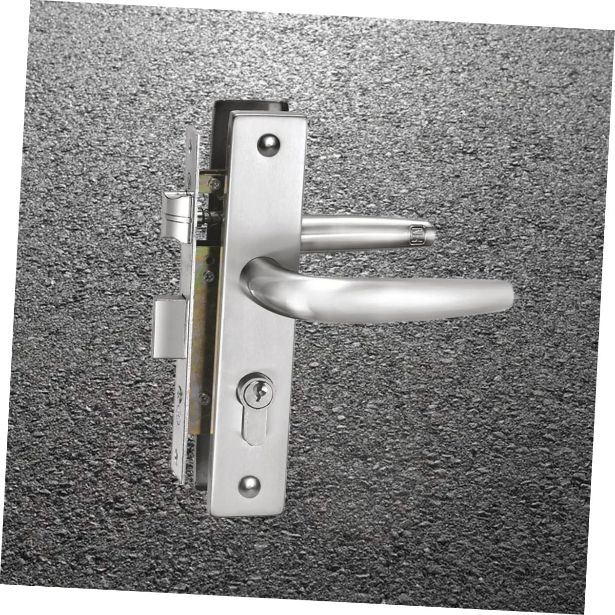 Verrouillage De La Porte De La Maison Verrou Porte Serrure En Acier Inoxydable Silver