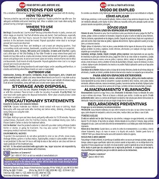 حشرة سرير ساخنة ومسحوق Flea Killer ، 8 - أونصة