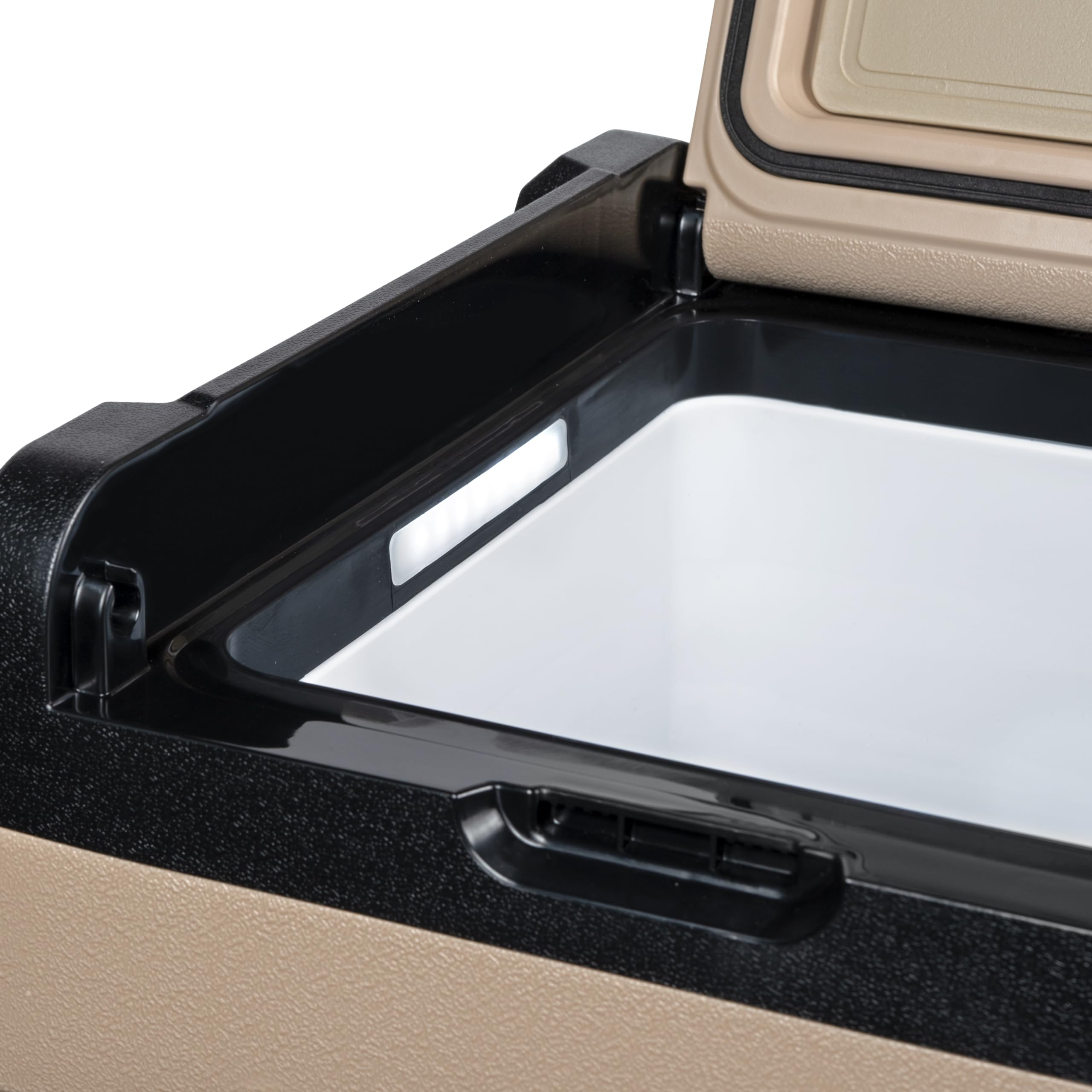 Steamy-E Dual Zone 55, Elektrische Kompressor Kühlbox, 54 Liter, 12V/ 230V, zum Kühlen und Gefrieren, Für Camping