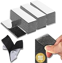 Belcro Adhesivo Doble Cara Extrafuerte. 30 Piezas Cuelga Cuadros Sin Clavos | Cinta Belcro Adhesivo Fuerte | Antideslizante Alfombra Tiras Adhesivas Para Colgar Cuadros Sin Agujeros | No Mas Clavos