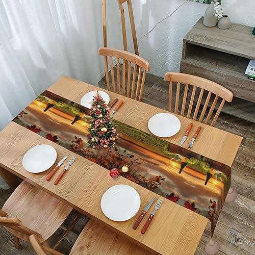 Miniatura 4 de Camino de mesa de Navidad de vino blanco de Italia, decoración de mesa de comedor, decoración de Navidad, decoración interior del hogar, caminos de