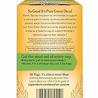 Vista 3 de Yogi Tea - Green Tea Pure Green Decaf (6 Pack) - Supports Vitality - 96 Tea Bags