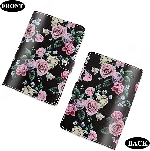 Miniatura 2 de Hennaja Libro organizador de píldoras, bolsas de píldoras de plástico transparente, autosellantes, organizador de medicamentos de viaje (1 rosa