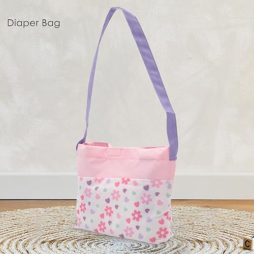 Miniatura 4 de Cochecito doble de muñeca de bebé, carrito de juguete para niñas, niños y niños pequeños de 27 pulgadas de alto, ruedas giratorias, cesta de