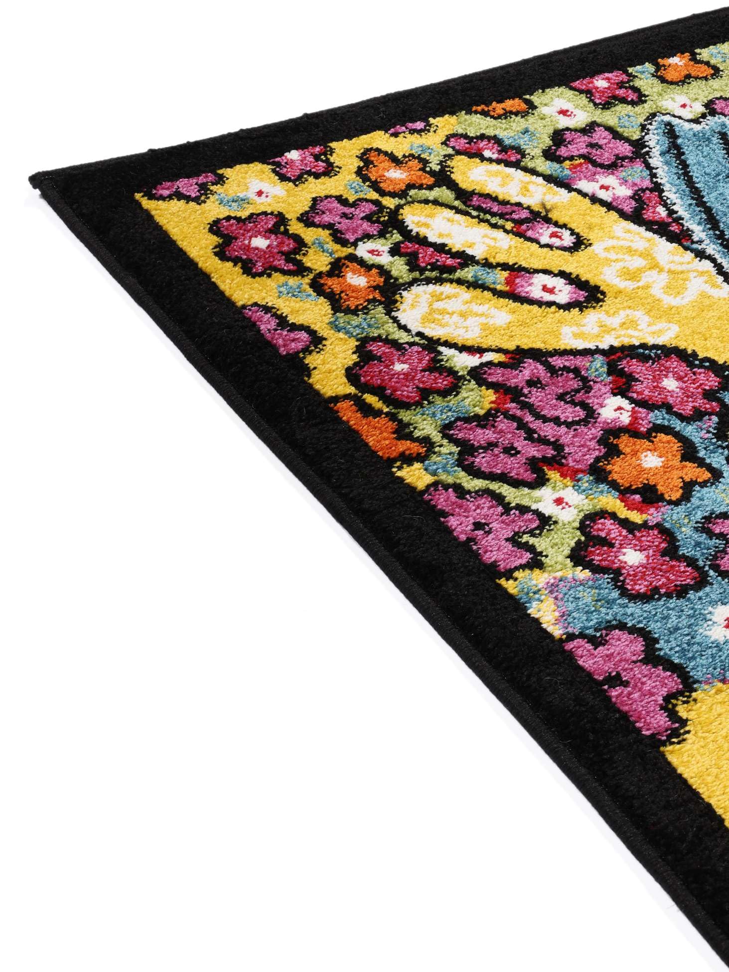 RugVista She has Flowers in Her Hair Alfombra, 100 x 130 cm | Modernas, Nuestros diseñadores, Rectangular, Pelo medio, Limpieza en seco, Oeko-Tex 100