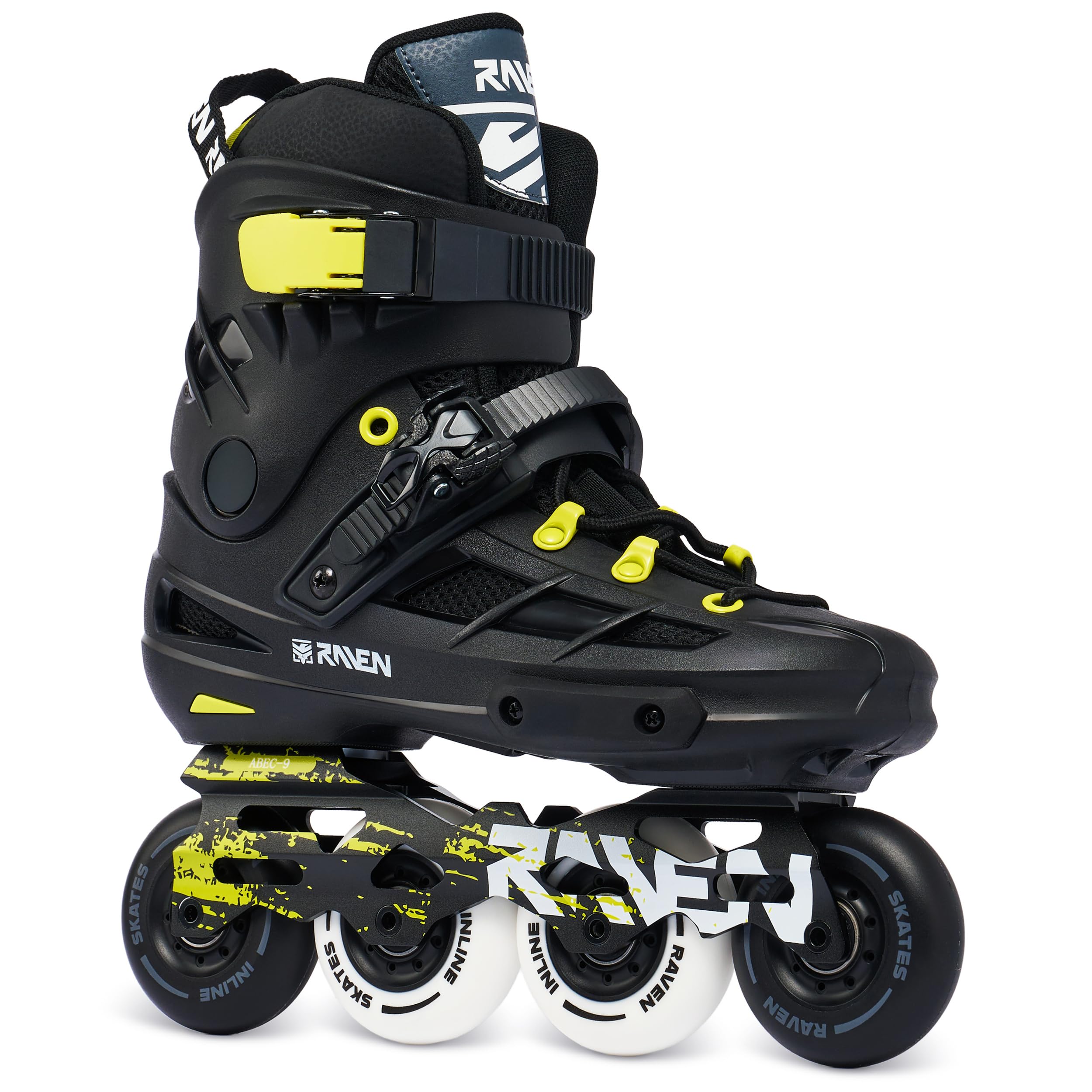 RAVEN Inlineskates Inliner Vestor Black/Lime