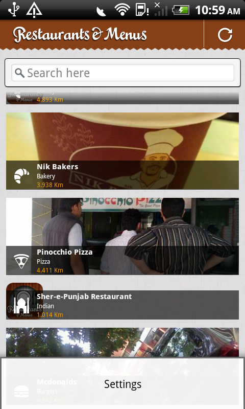 Restaurants and Menus - App on Amazon Appstore