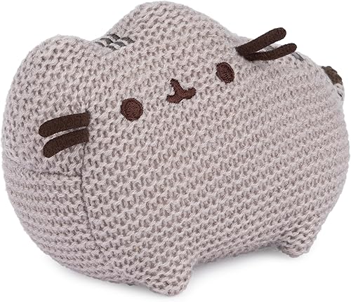 Miniatura 2 de GUND Pusheen The Cat - Peluche de punto para edades de 8 años en adelante, gris, 6 pulgadas
