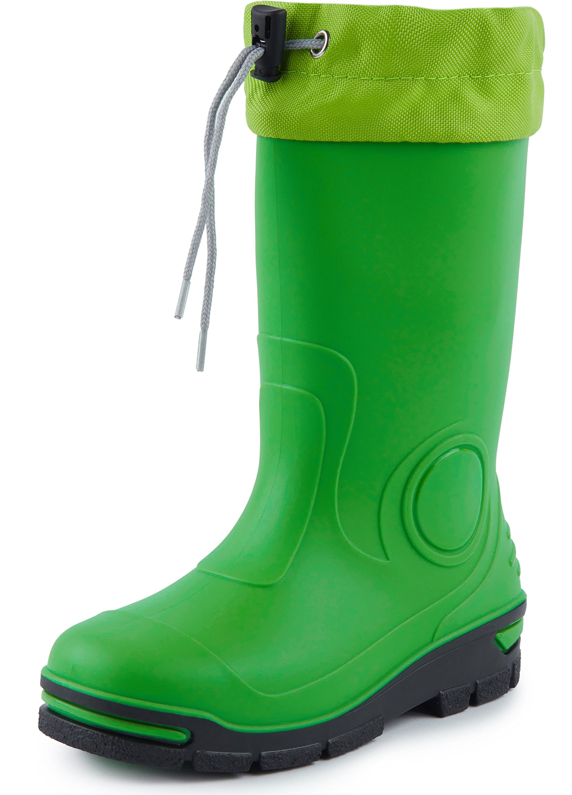 Ladeheid Gummistiefel Kinder mit Schnürung Hohe Regenstiefel für Jungen und Mädchen Bequeme, rutschfeste und federleichte Regenschuhe für alle Jahreszeiten LARB014