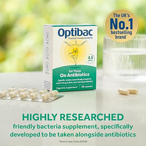 Miniatura 2 de OptiBac Probiotics para los que toman antibióticos - 10 cápsulas
