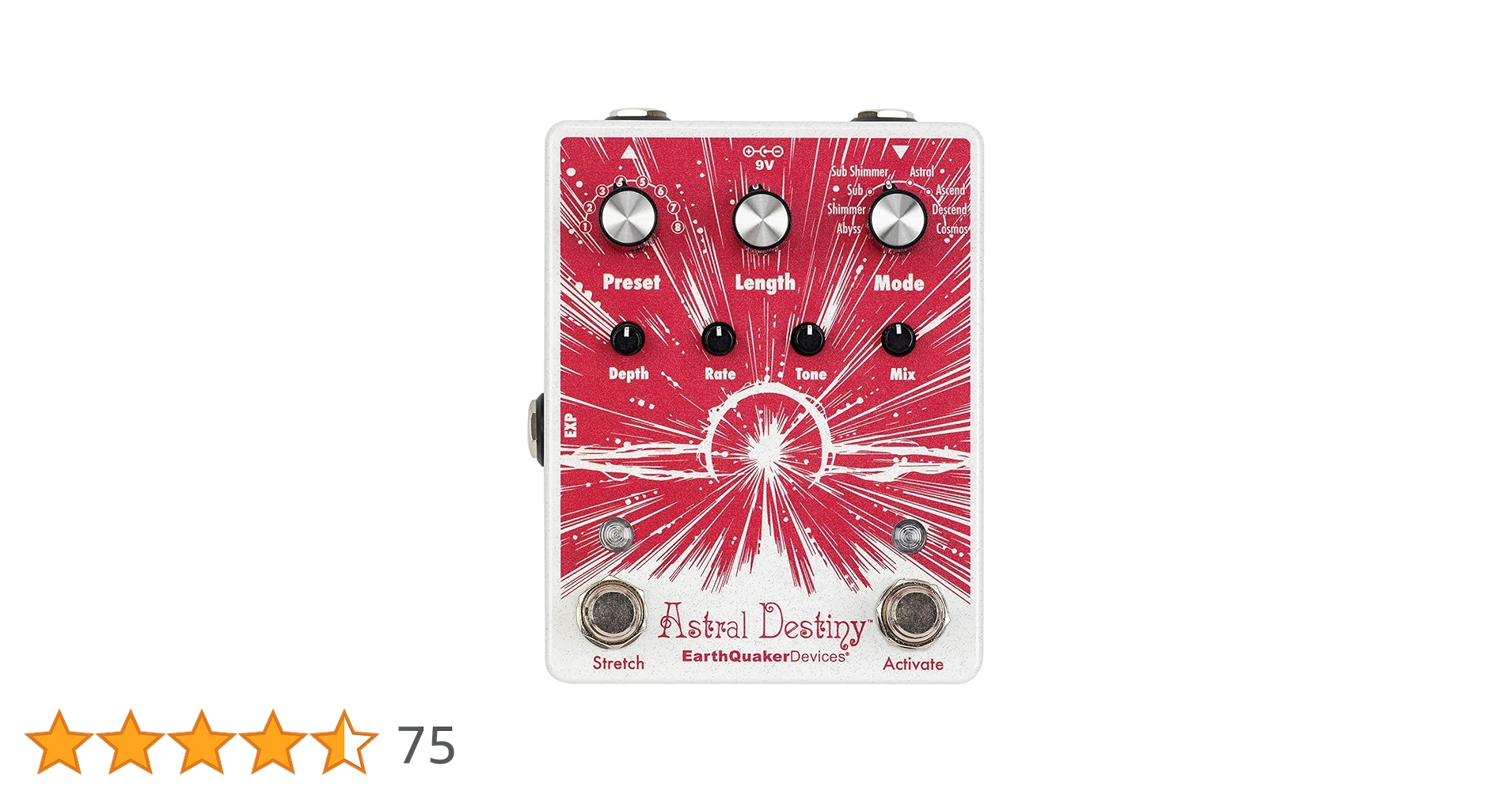 Amazon | EarthQuaker Devices Astral Destiny リバーブペダル