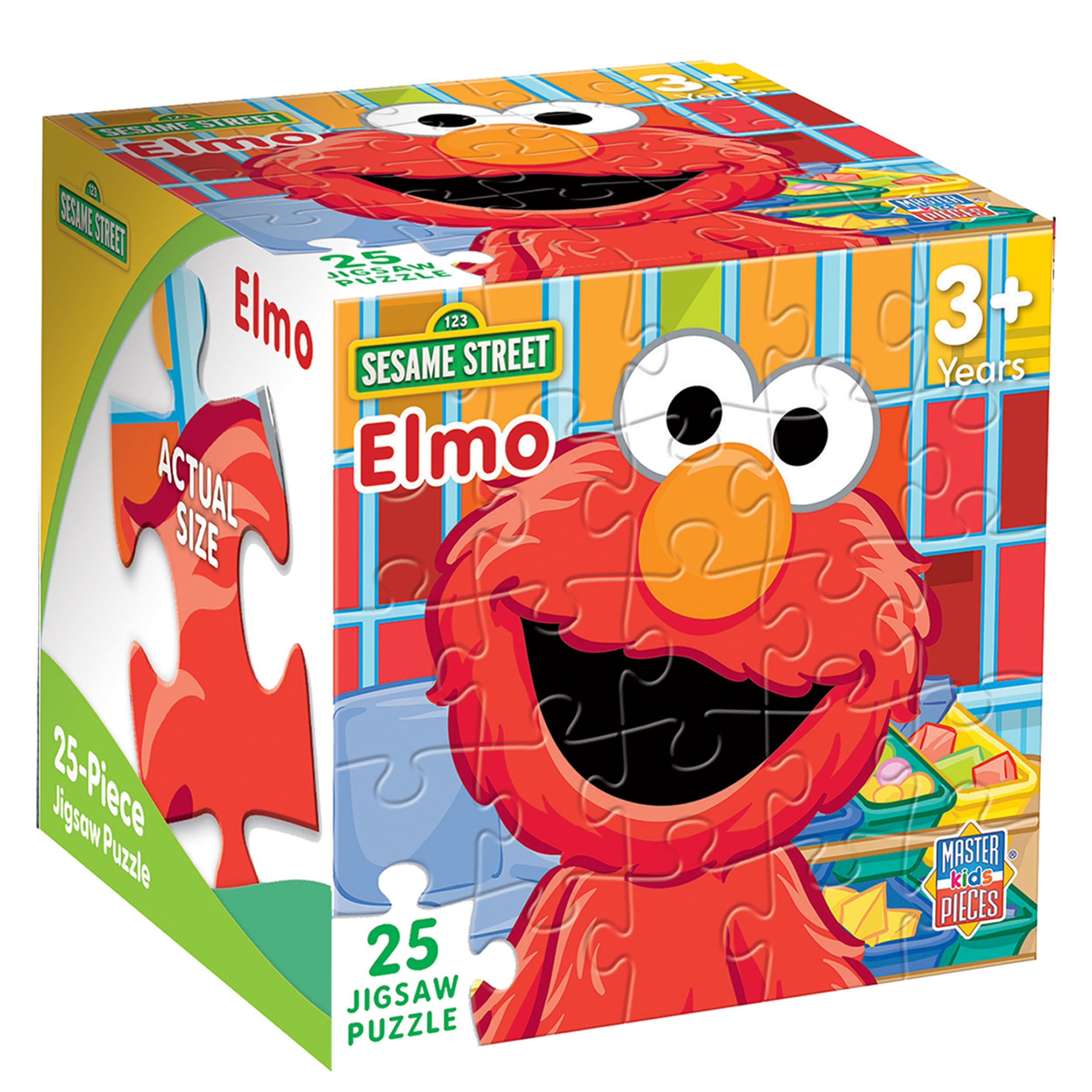 Amazon.com: MasterPieces Sesame Street Elmo 25pc Puzzle
